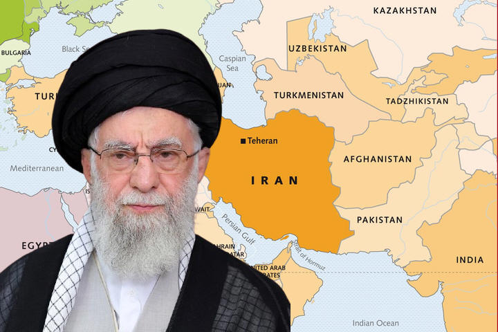 Iran Ayatollah Map