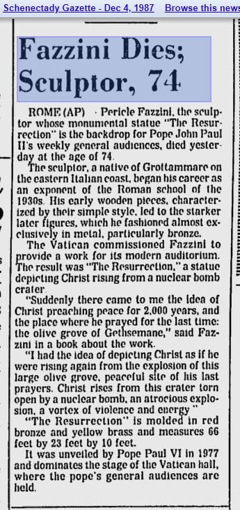 Resurrection Sculpture